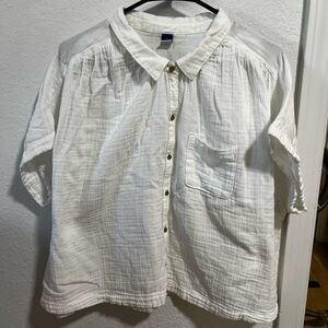 White Button-Up Shirt